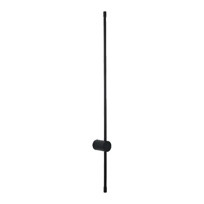 Arandela LED Battle Ø1,6x100cm Preta 14W 3000K