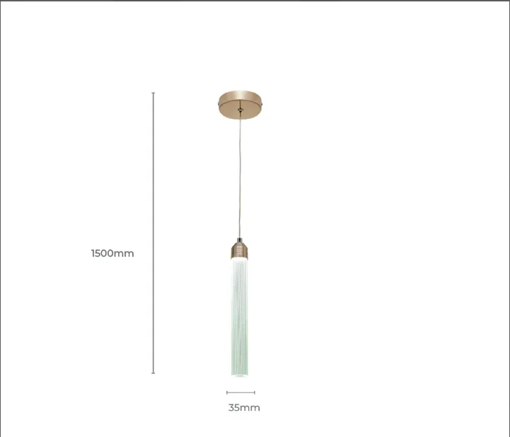 Pendente LED ACR-007D Dourado 7W 3 em 1 — imagem 2