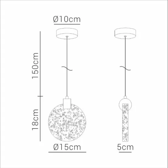 Pendente LED NTL-011D 3W 3000K — imagem 2