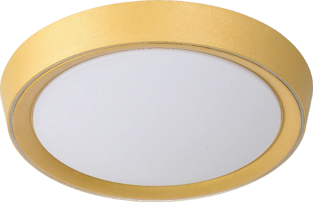 Plafon LED OX Dourado 40cm 24W 3000K — imagem 2